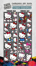 Catálogo DTF Textil VARIOS 368 y VARIOS 369 con marca de agua semitransparente TuDTF.cl.