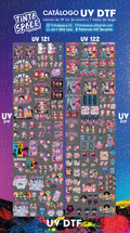 DTF UV — UV 121 y UV 122 (29 × 100 cm)