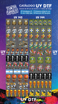 DTF UV — UV 143 y UV 144 (29 × 100 cm)