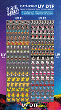 DTF UV — UV 21 y UV 22 (29 × 100 cm)