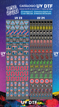DTF UV — UV 23 y UV 24 (29 × 100 cm)