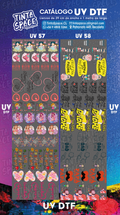 DTF UV — UV 57 y UV 58 (29 × 100 cm)