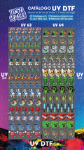 DTF UV — UV 63 y UV 64 (29 × 100 cm)