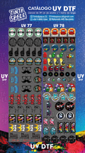 DTF UV — UV 77 y UV 78 (29 × 100 cm)