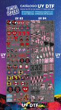 DTF UV — UV 83 y UV 84 (29 × 100 cm)