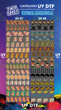 Catálogo DTF UV UV 67 y UV 68 con marca de agua suave Tinta Space