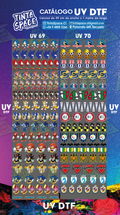 Catálogo DTF UV UV 69 y UV 70 con marca de agua suave Tinta Space