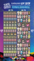 Catálogo DTF UV UV 73 y UV 74 con marca de agua suave Tinta Space